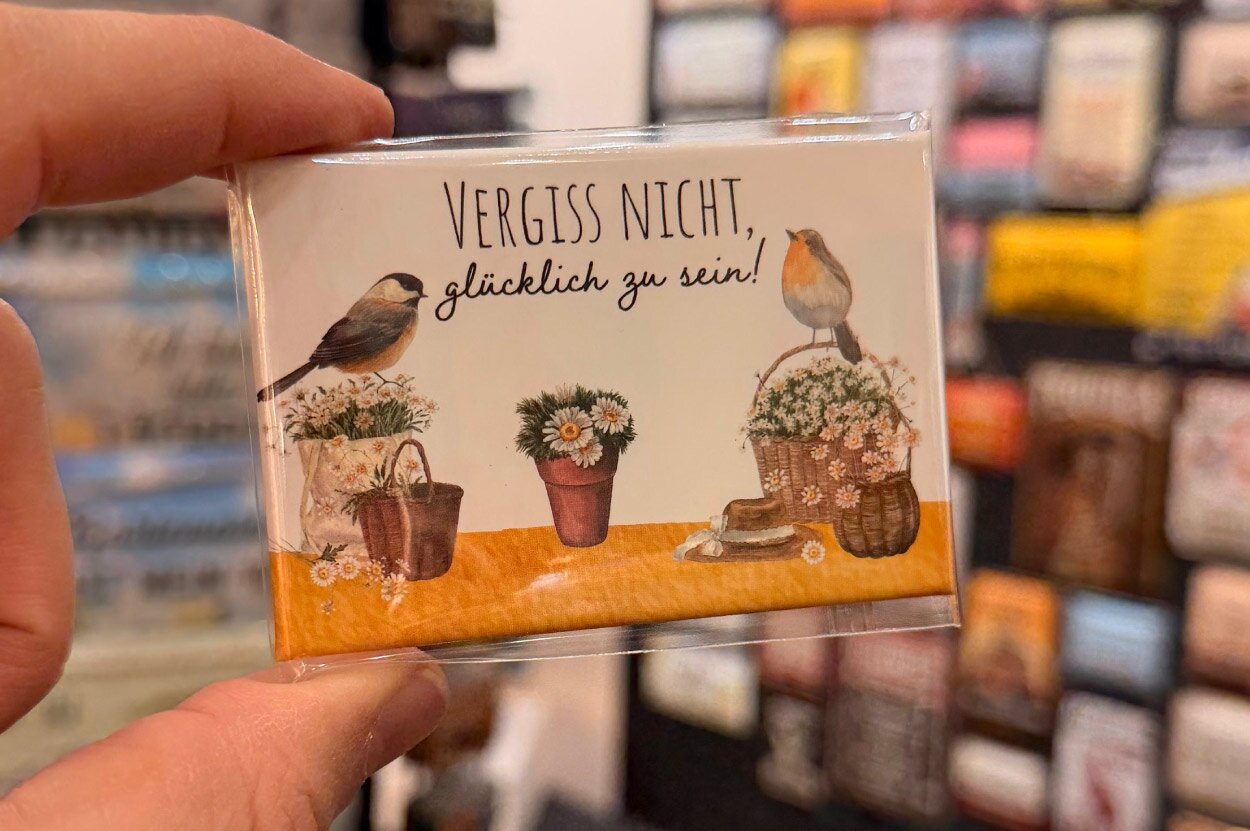 LANOLU Kühlschrankmagnet mit Spruch