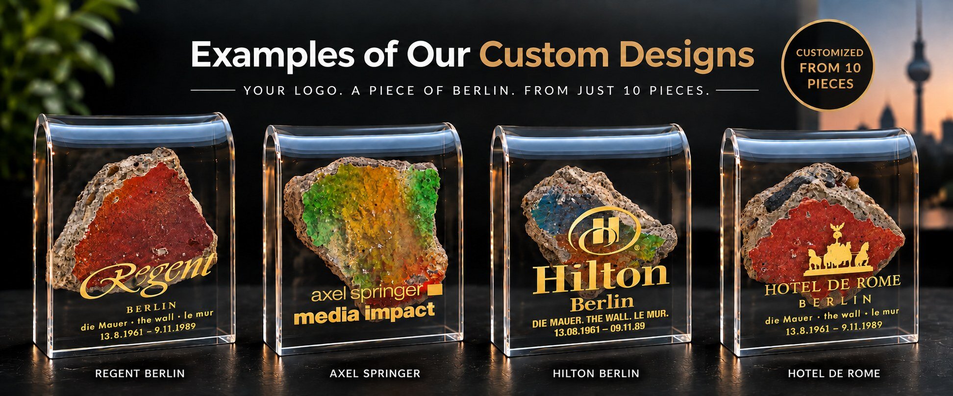 Examples of Berlin Wall gifts