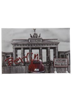 United1871 Fotomagnet | Brandenburger Tor Mauer | 8 x 5,5 cm