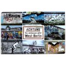 United1871 Fotomagnet | Berliner Mauer mit Graffiti | 8 x...