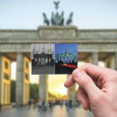 United1871 Fotomagnet | Brandenburger Tor damals und heute | 8 x 5,5 cm