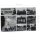 United1871 Fotomagnet | Mehr-Bild schwarz weiß | 8 x 5,5 cm