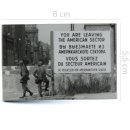 United1871 Fotomagnet | You Are Leaving am Checkpoint Charlie | 8 x 5,5 cm