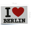 United1871 Fotomagnet | I LOVE Berlin, weiß | 8 x 5,5 cm
