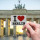 United1871 Fotomagnet | I LOVE Berlin, weiß | 8 x 5,5 cm