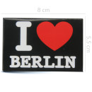 United1871 Fotomagnet | I LOVE Berlin, schwarz | 8 x 5,5 cm