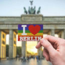 Magnet I LOVE Berlin | Pride LGBT Flag