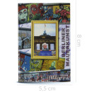 United1871 Fotomagnet | Berliner Mauer & Erich Honecker | 8 x 5,5 cm