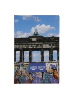 United1871 Fotomagnet | Brandenburger Tor & Berliner Mauer | 8 x 5,5 cm