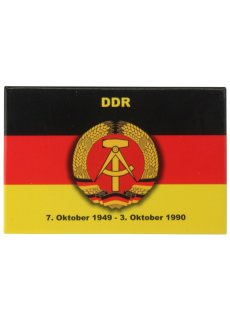 Magnet DDR coat of arms flag