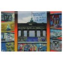 Magnet Berlin Wall with graffiti & Brandenburg Gate