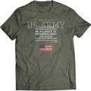 T-Shirt US ARMY Checkpoint Charlie, olive