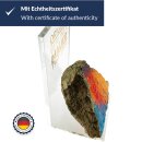 United1871 ORIGINAL Berliner Mauerstein "L-Form" groß "OBM" , transparent 6x10cm