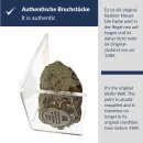 United1871 ORIGINAL Berliner Mauerstein "L-Form" groß "OBM" , transparent 6x10cm