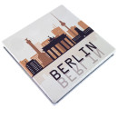 Pocket mirror Berlin Skyline