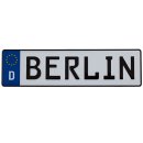 Magnet number plate BERLIN 26x7 cm
