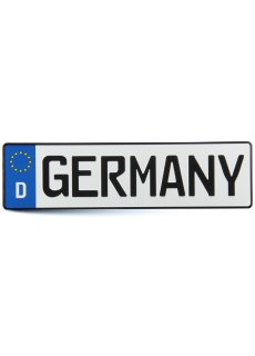 Magnet number plate GERMANY 26x7 cm