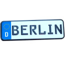United1871 Blechmagnet Nummernschild BERLIN | 9x3 cm