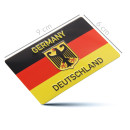 United1871 Blechmagnet Deutsche Flagge mit Adler | 9x6 cm
