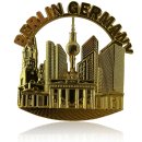 Metal Magnet BERLIN Germany, gold