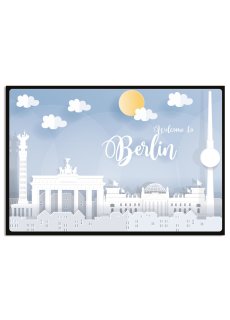 Fridge magnet Berlin | Skyline Illustration