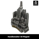 3D Magnet Berlin | Grey Skyline | Fridge Magnet | typical...