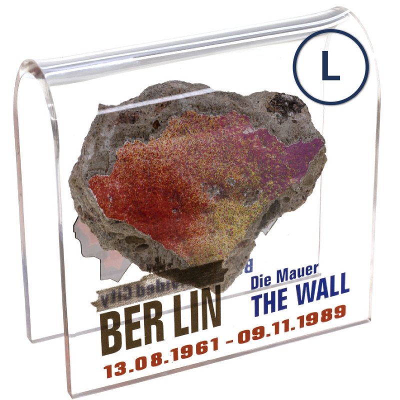 ORIGINAL Berliner Mauer-Steinauthentisches Stück mit Echtheitszertifikat