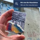 Berliner Mauer-Stein Aufsteller