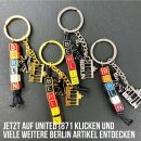 Schl&uuml;sselanh&auml;nger Berlin Souvenirs, Buchstaben aus Metall
