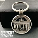 Schl&uuml;sselanh&auml;nger Berlin Souvenirs, Metall Rund...
