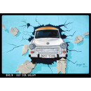 25x Postkarte Berlin Trabant | 25 Stück | East Side Gallery | mehrfach beschichtet, designed in Berlin | Standart-Format A6