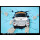 25x Postkarte Berlin Trabant | 25 Stück | East Side Gallery | mehrfach beschichtet, designed in Berlin | Standart-Format A6
