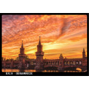 25x Postkarte Berlin Oberbaumbrücke | 25 Stück | beschreibbar | mehrfach beschichtet, designed in Berlin | Standart-Format A6