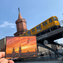 25x Postkarte Berlin Oberbaumbrücke | 25 Stück | beschreibbar | mehrfach beschichtet, designed in Berlin | Standart-Format A6