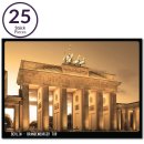 25x Postkarte Berlin Brandenburger Tor | 25 Stück | beschreibbar | mehrfach beschichtet, designed in Berlin | Standart-Format A6