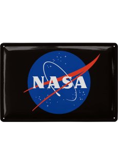 LANOLU Blechschild NASA 20x30cm