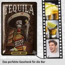 LANOLU Blechschild Tequila 20x30cm