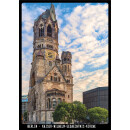 25x Postkarte Berlin Kaiser-Wilhelm-Gedächtniskirche | mehrfach beschichtet, designed in Berlin | Standart-Format A6
