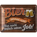 LANOLU Blechschild BIER JAMMERT NICHT Schild vintage...