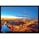 25x Postkarte Berlin Spree und Fernsehturm | 25 Stück | beschreibbar | mehrfach beschichtet, designed in Berlin | Standart-Format A6