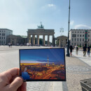 25x Postkarte Berlin Spree und Fernsehturm | 25 Stück | beschreibbar | mehrfach beschichtet, designed in Berlin | Standart-Format A6
