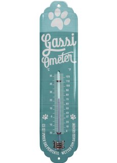 LANOLU Thermometer Gassi-O-Meter 7x28cm