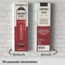 LANOLU Thermometer Lieblingsplatz 7x28cm