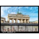 25x Postkarte Berlin Brandenburger Tor | 25 Stück | mehrfach beschichtet, designed in Berlin | Standart-Format A6