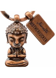 LANOLU Schlüsselanhänger Buddha Chillma