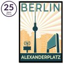 25x Postkarte Berlin Alexanderplatz | 25 Stück |...