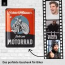 Retro Blechschild Motorrad, Geschenkidee f&uuml;r...