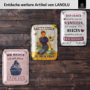 LANOLU Blechschild Freundinnen sind wie Sterne 15x20cm