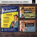 LANOLU Blechschild Rente Frau - nicht mal schnell Zeit 15x20cm
