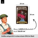 LANOLU Blechschild Margarita 20x30cm